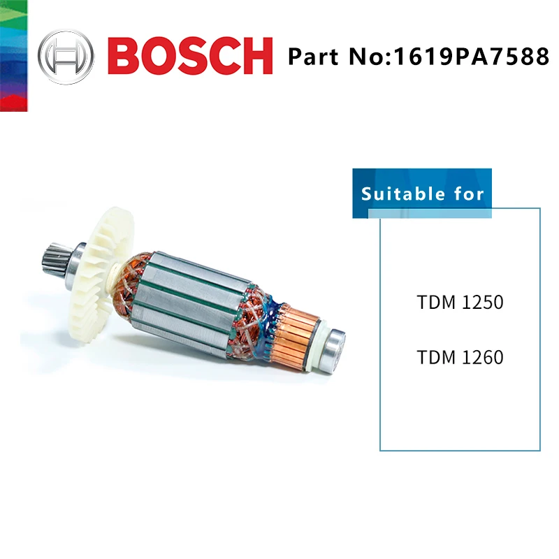 

AC220V-240V Armature Rotor Anchor Stator Replacement for BOSCH Electric Circular Saw TDM1250 TDM1260 Repairs Accessories