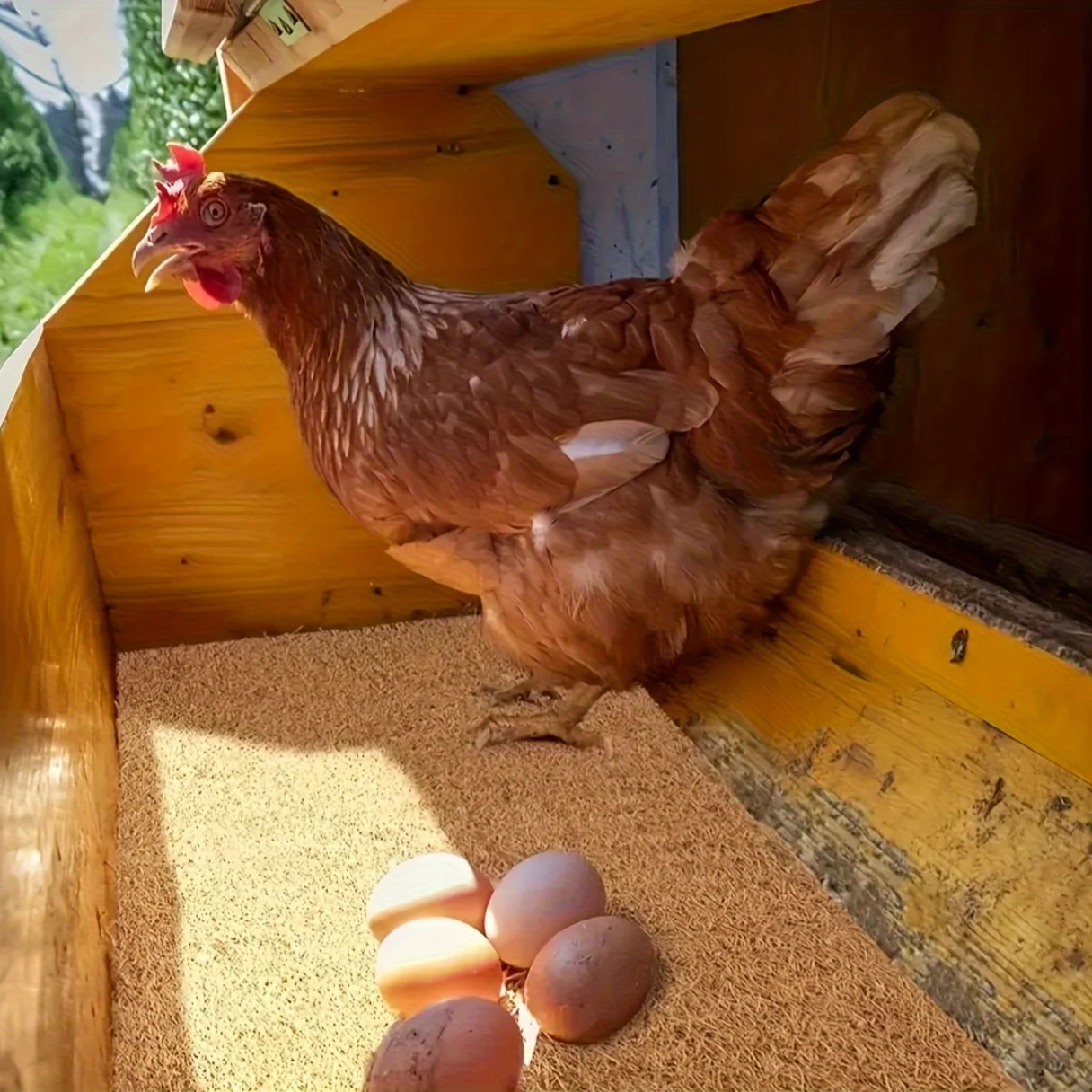 Bild 5: Nesting Liner Nest Box Chicken Mat, Nest Mat Box Liner, Chicken Coop Chicken Mat, Chick Mat Bird Nest Mat Rabbit Mat