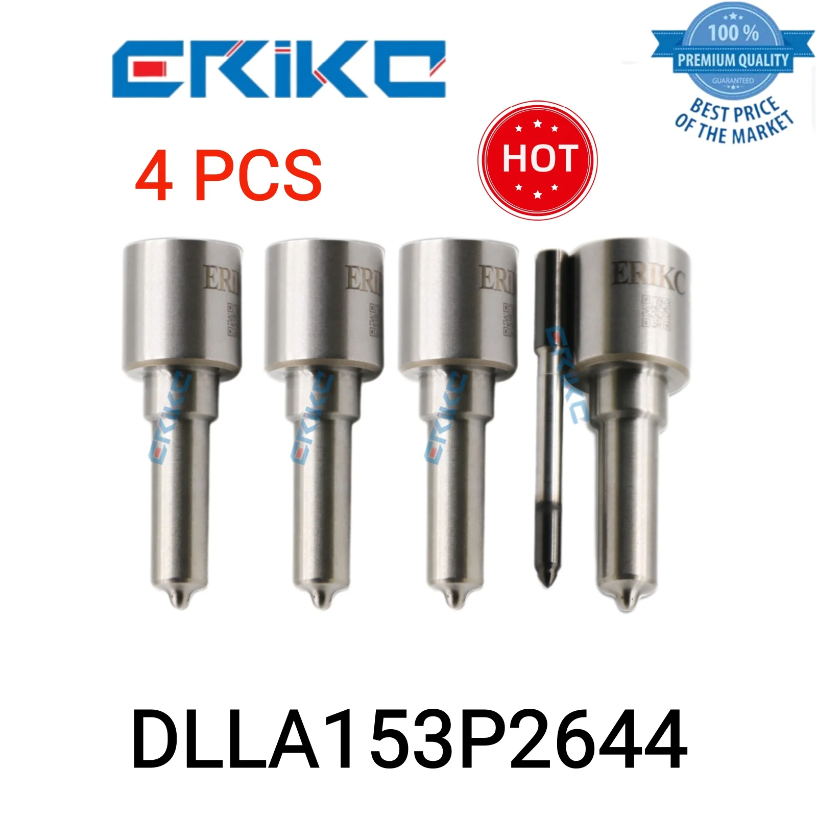 

4 PCS DLLA153P2644 Nozzles Injection DLLA 153 P 2644 Nozzle Diesel Engine DLLA 153P2644 Nozzle Common Rail Diesel