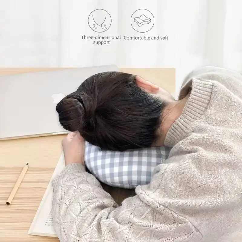 High Quality Veet Ear Wearable Donut Pillow For Sleep Nursing Airplane Hotel Camping Relieves Iammation Pain