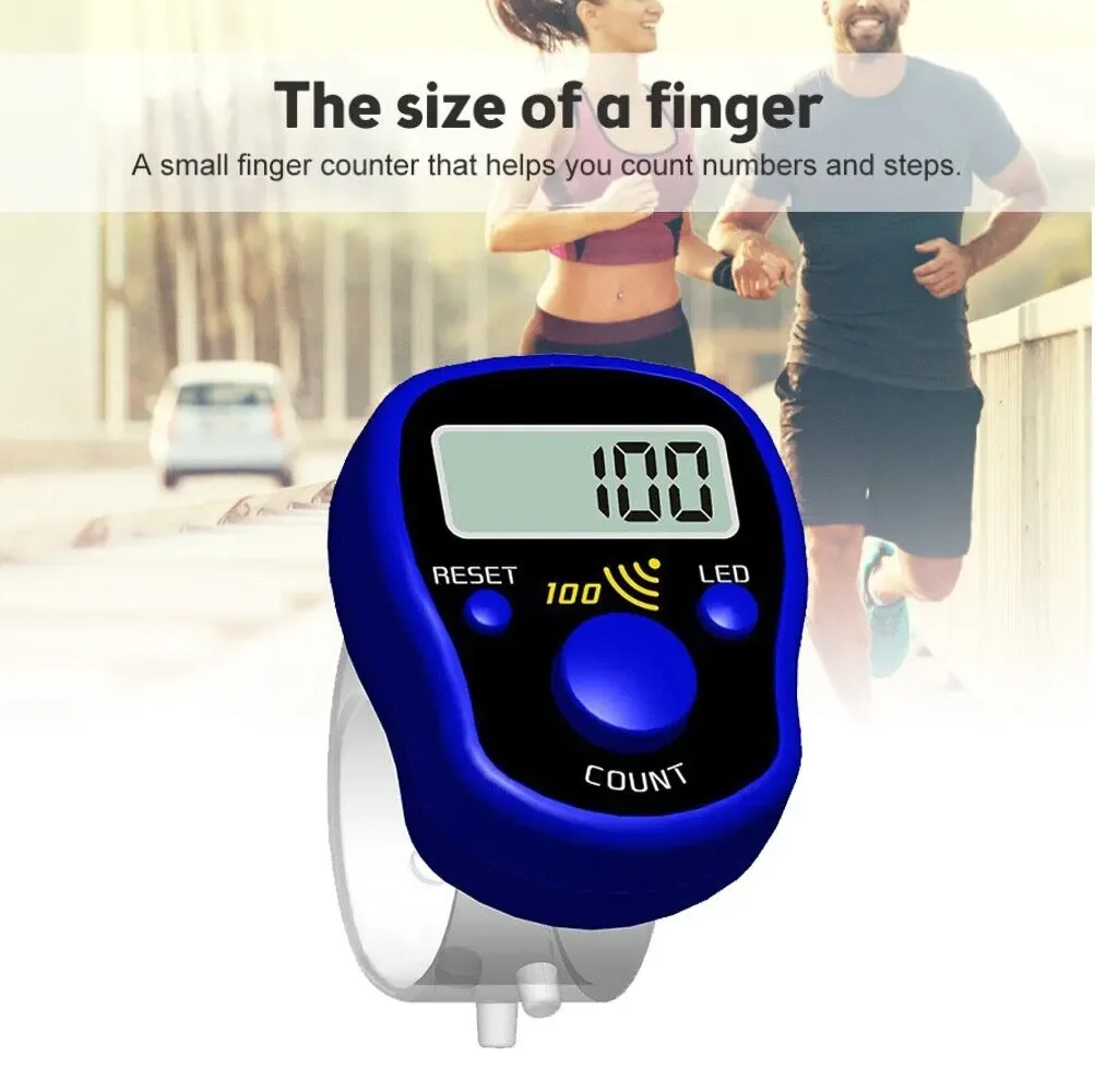 2pcs Set Mini Stitch Marker And Row Finger Counter LCD Electronic Digital Tally Counter by BeBosLook image 4