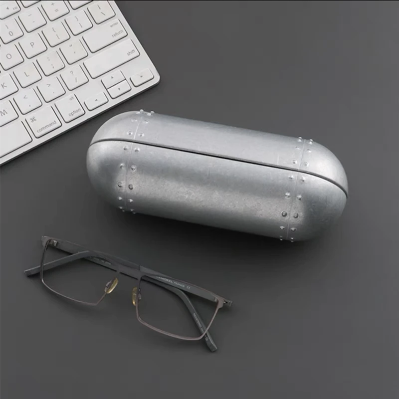 New Carbon Fiber Glasses Case Black Men's Sunglasses Storage Box Leather Ladies Eyewear Protect Cases Sunglasses Case