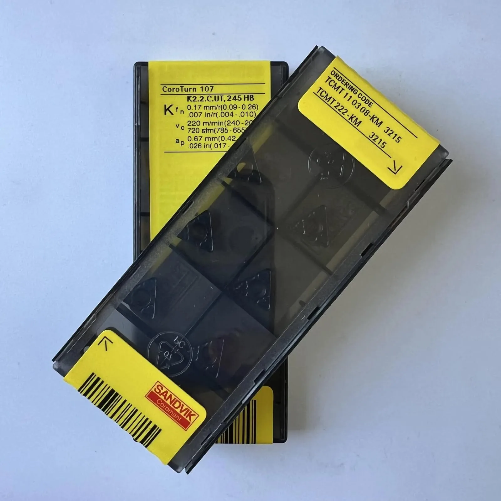 

TCMT110308-KM 3215 CNC lathe carbide blade 10 PCS