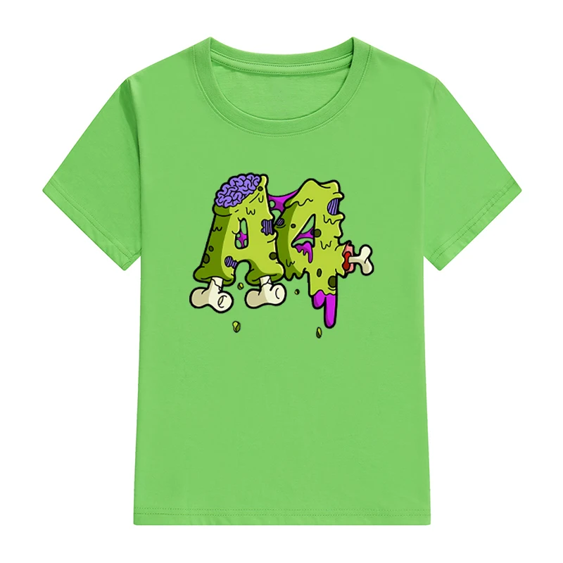 2025 New 100% Cotton Kids T-Shirt Short Sleeve 