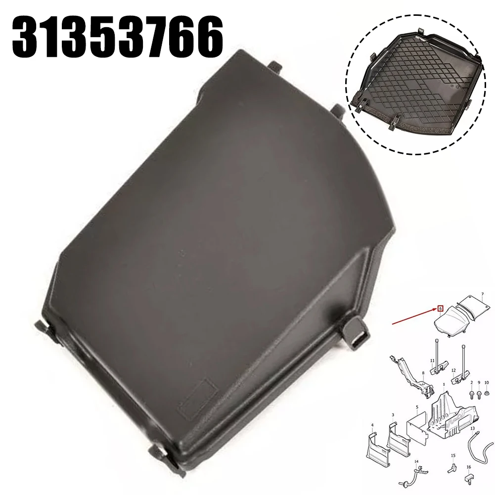 Front Battery Box Cover 31353766 Battery Terminal Cover For Volvo S60 S80 V70 XC60 XC70 2008-2018 Direct Replacement