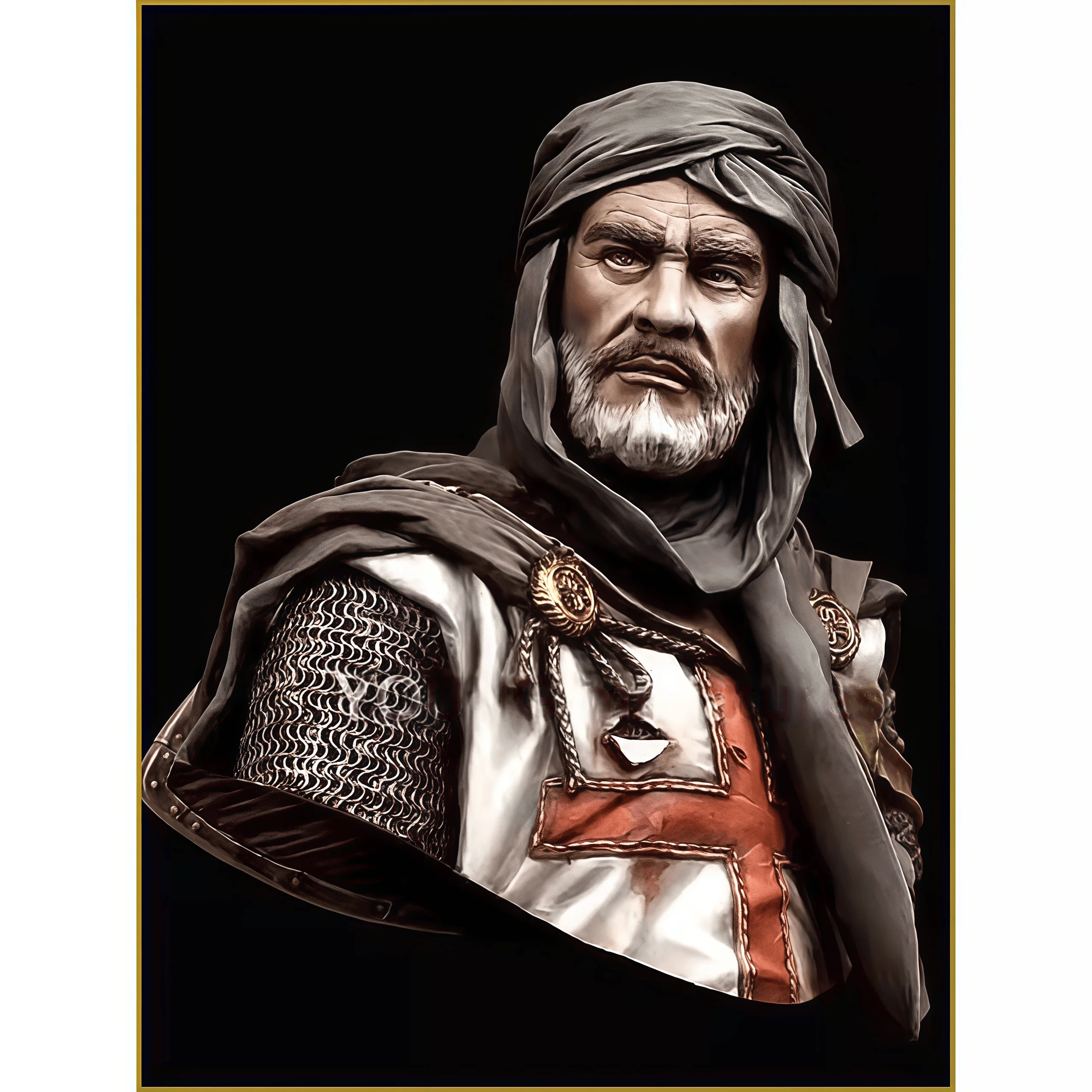 

Прецизионный комплект модели из литой под давлением смолы 1/10, GK, модель Паладин древней войны, неокрашенный