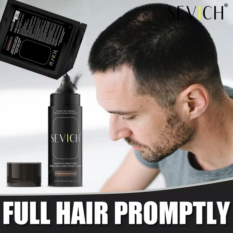 100g Universal Hair Building Fiber Refill Bag Ultra Fine Hair Thickening Powder Breathable Fiber Powder For Thinning Hair image 2