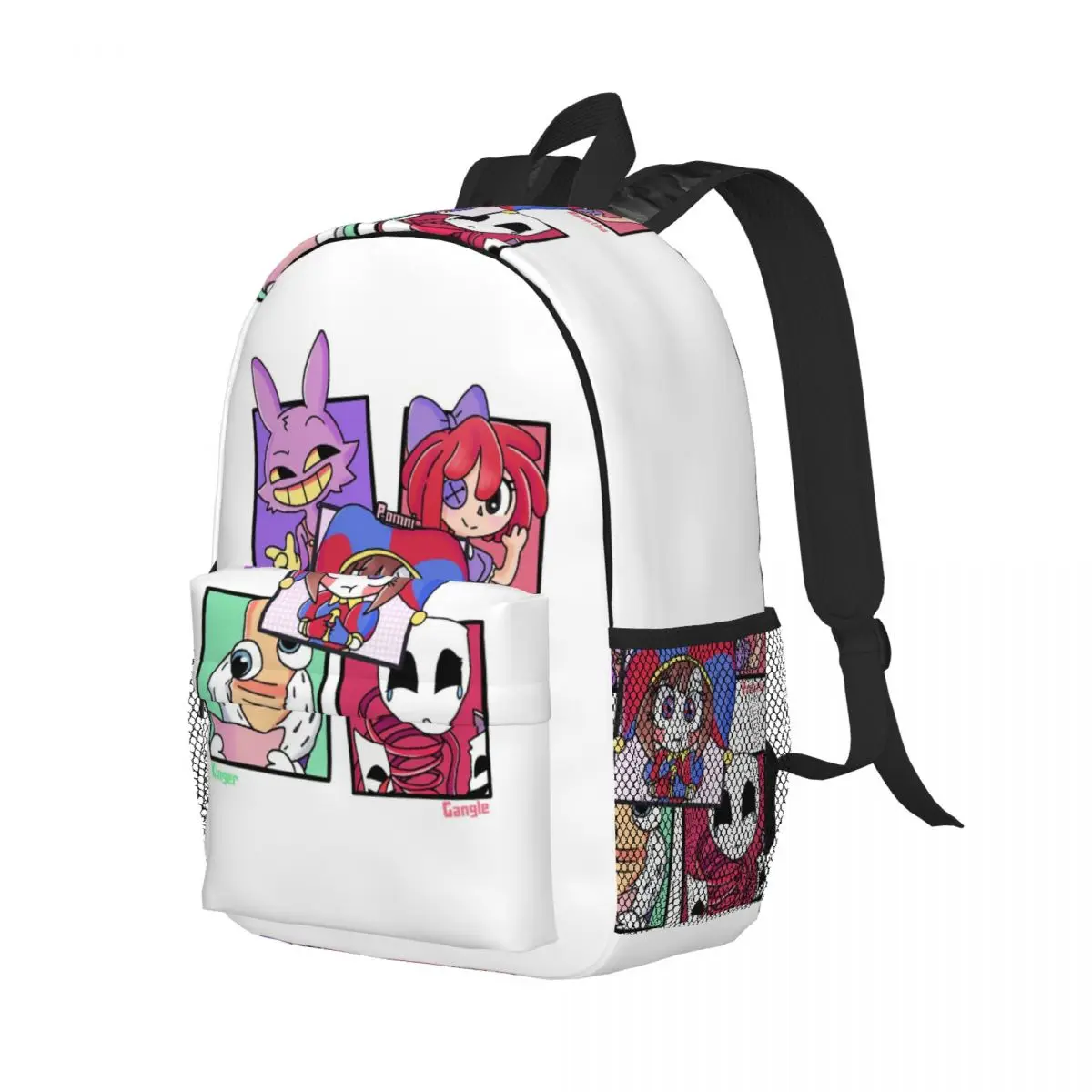 

Pomni Jax Ragatha Kinger Gangle From The Amazing Digital Circus Backpack Student BookBag Kids School Bag Laptop Shoulder Bags