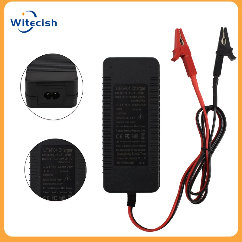 3.65V Lifepo4 Charger 3.2V 3.3V 5A 1S 3.65 Volt Lyen, Solar Massage Storage, Iron Phxing, Watches, Battery Cell, Smart Chargers