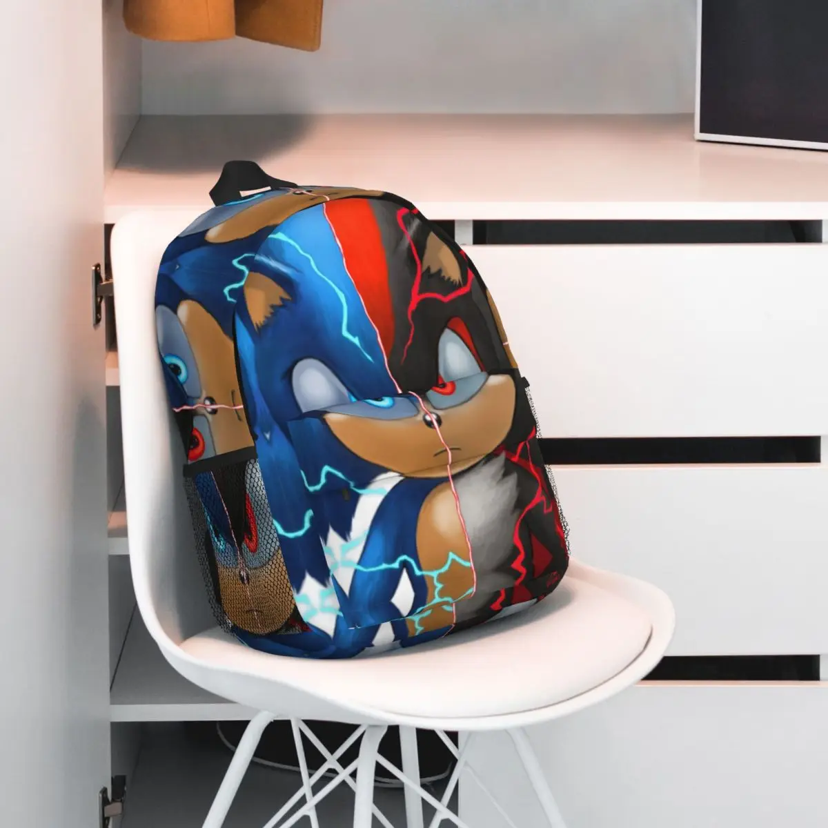 Sonic Shadow Backpack Hot Sale Daypack Large Capacity Boys Girls BookBag Shoulder Bags for Men Women School Bag