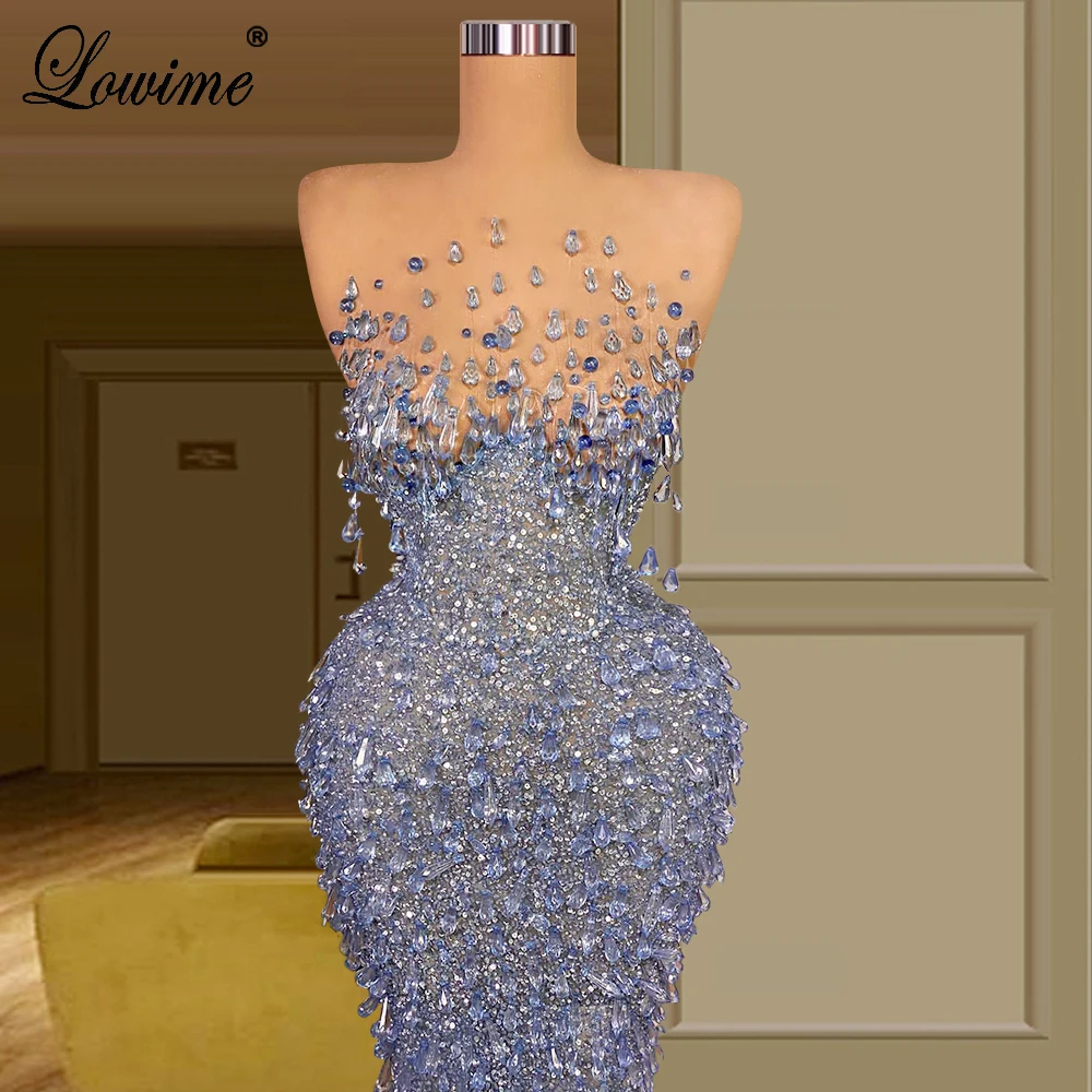 New Gorgeous Sparkly Prom Dresses Mermaid Sequins Celebrity Dresses Evening Wear Sleeveless Summer Beach Evening Party Dresses