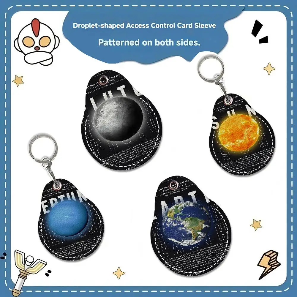 خمر الفضاء علم الفلك الرسم البياني القمري بو الجلود المفاتيح واقية قفل الباب التحكم في الوصول العلامات حافظة للبطاقات مفتاح العلامة الدائري #1