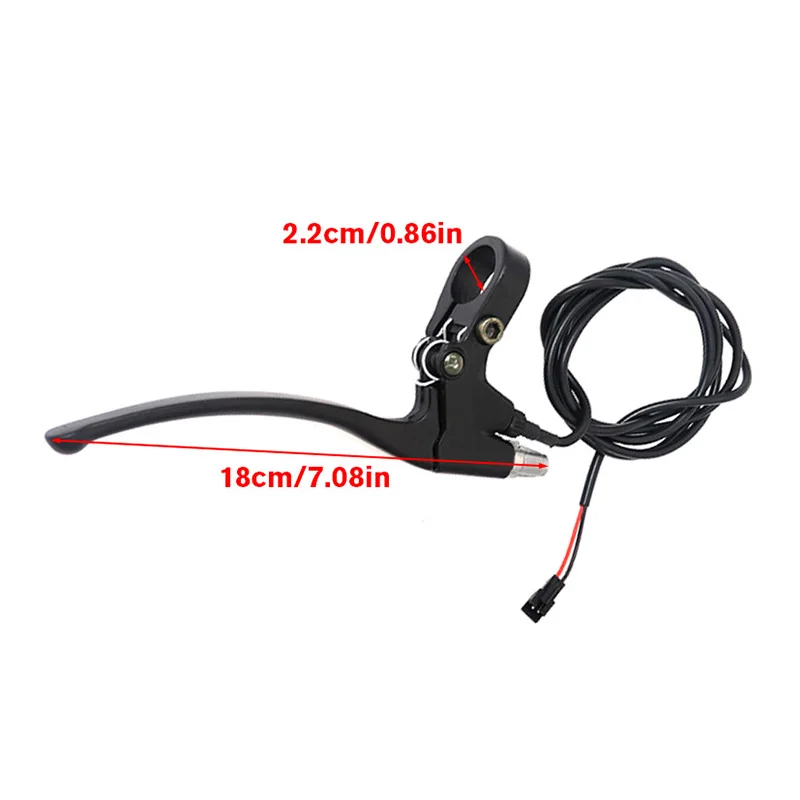 Electric Bicycle Brake Electronic Power-off High/Low Level Cut Off Power Mechanical Brake Handle for Electric Scooter E-bike