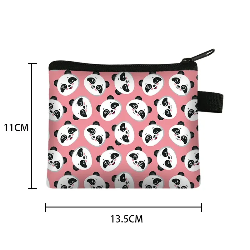 Kawaii Animal Panda Coin Purses Cute Girls Wallet Women Credit Card Holder Lipstick Organizers Money Bag Kids Coin Bags