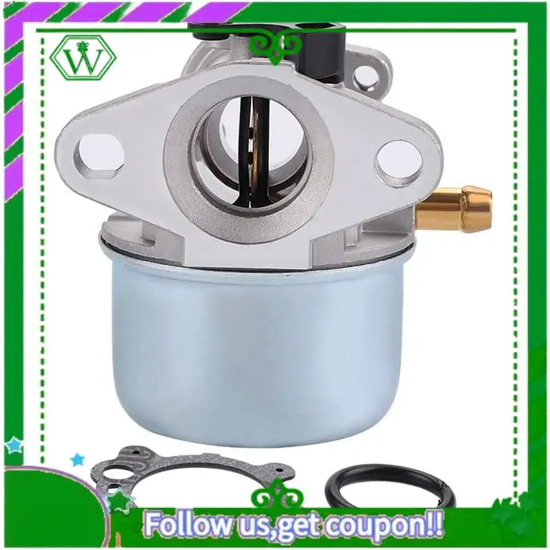 Carburador AC34-799868 com base de filtro de ar 496116 795259 compatível com motores carb 124L02 124T02 124T05 124T07