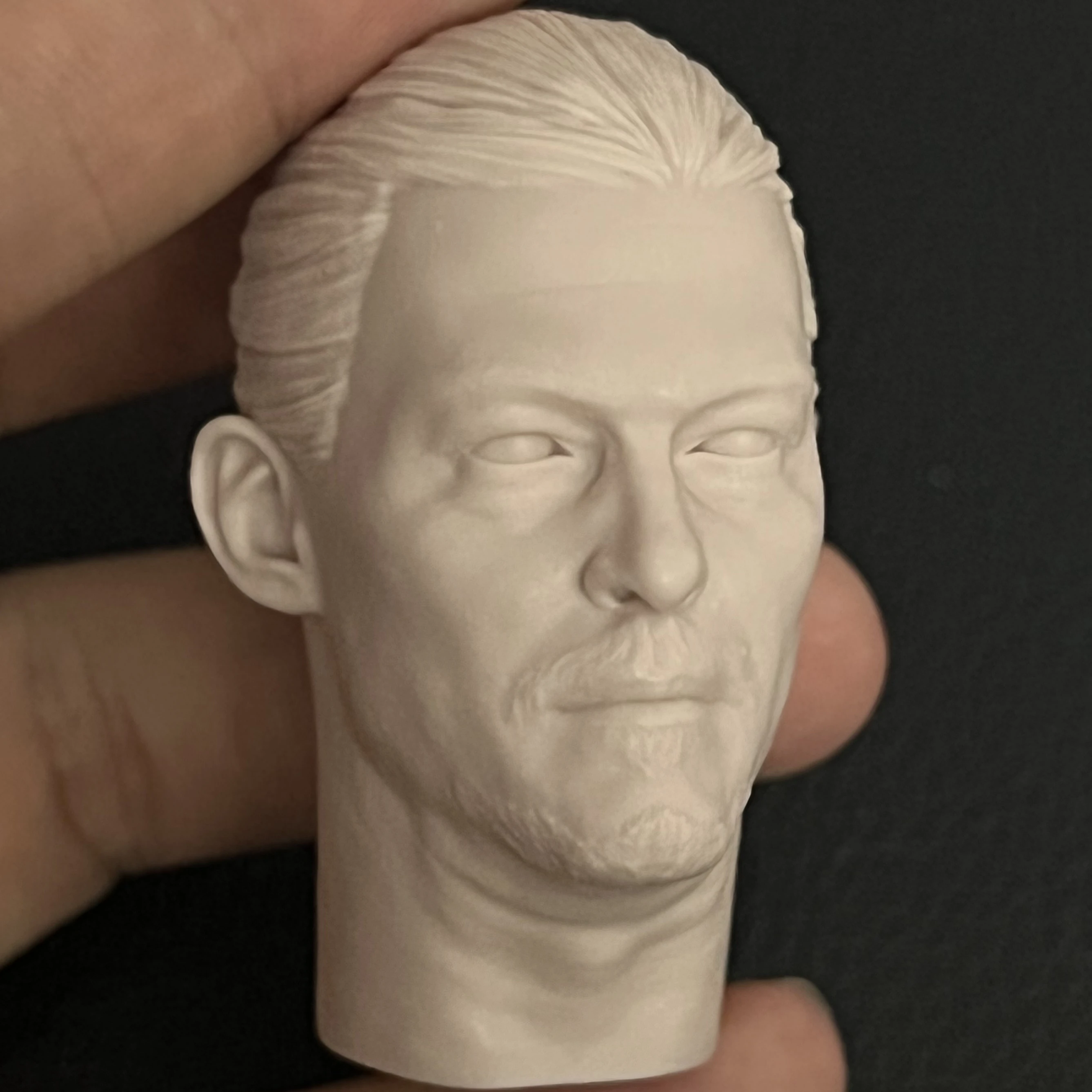 1:6 Die-Cast Resin Figure Model Puzzle Kit Figure Head Sammy Sculpted Model Unpainted (50mm)