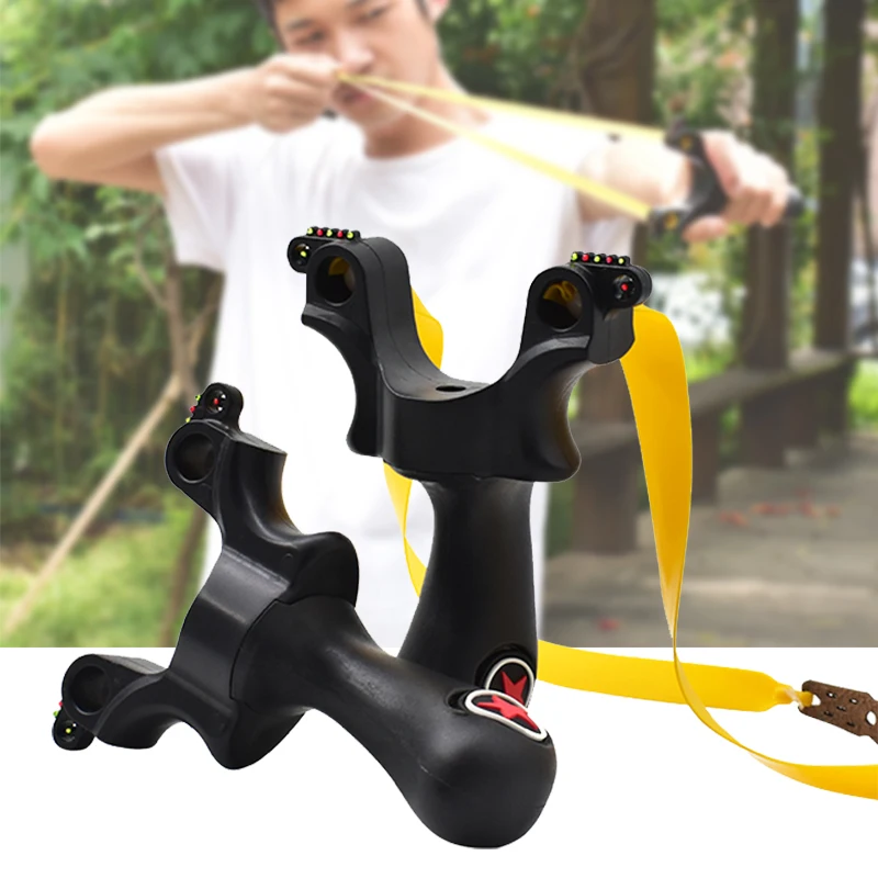 Outdoor Hand Tools Shooting Toys Slingshot Use Rubber Band Shooting Resin Material Catapult