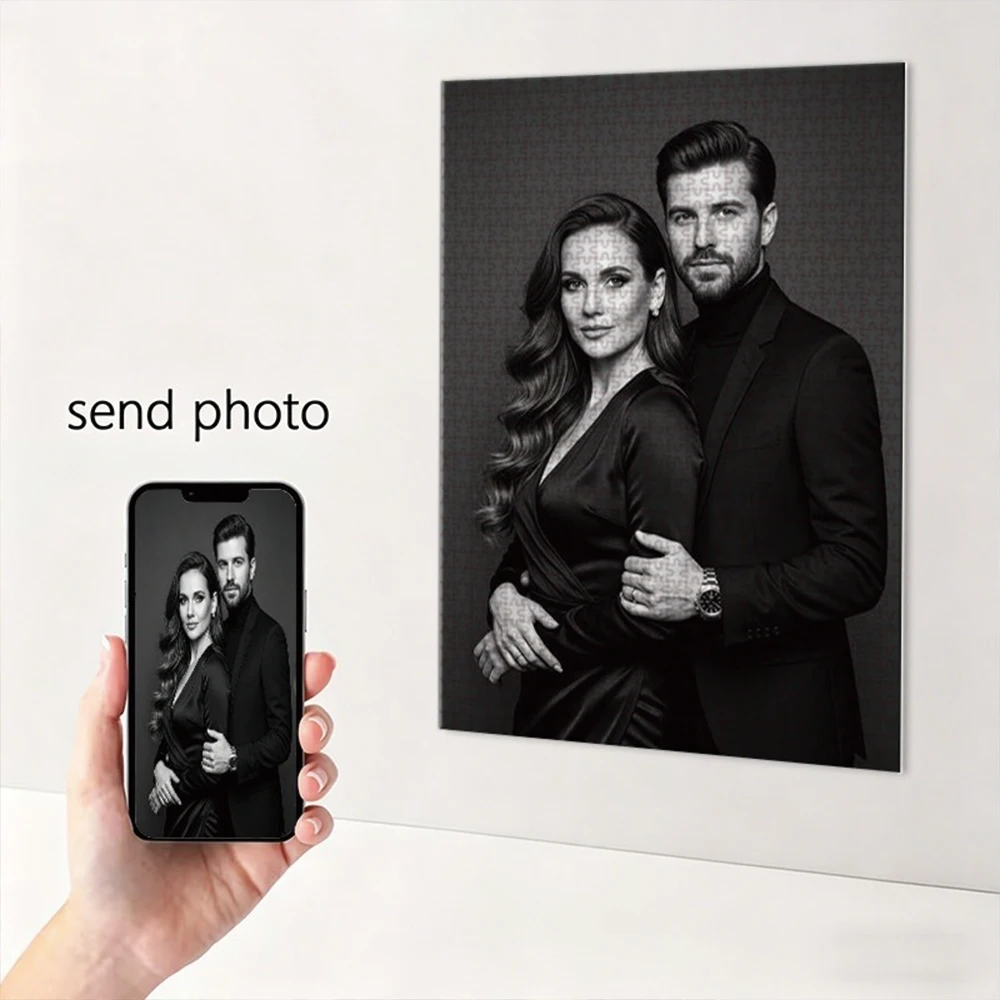 35/300/500/1071pcs Personalized Custom Photo Puzzle Family Photo Friends A Memorable Keepsake Or A Special Celebration