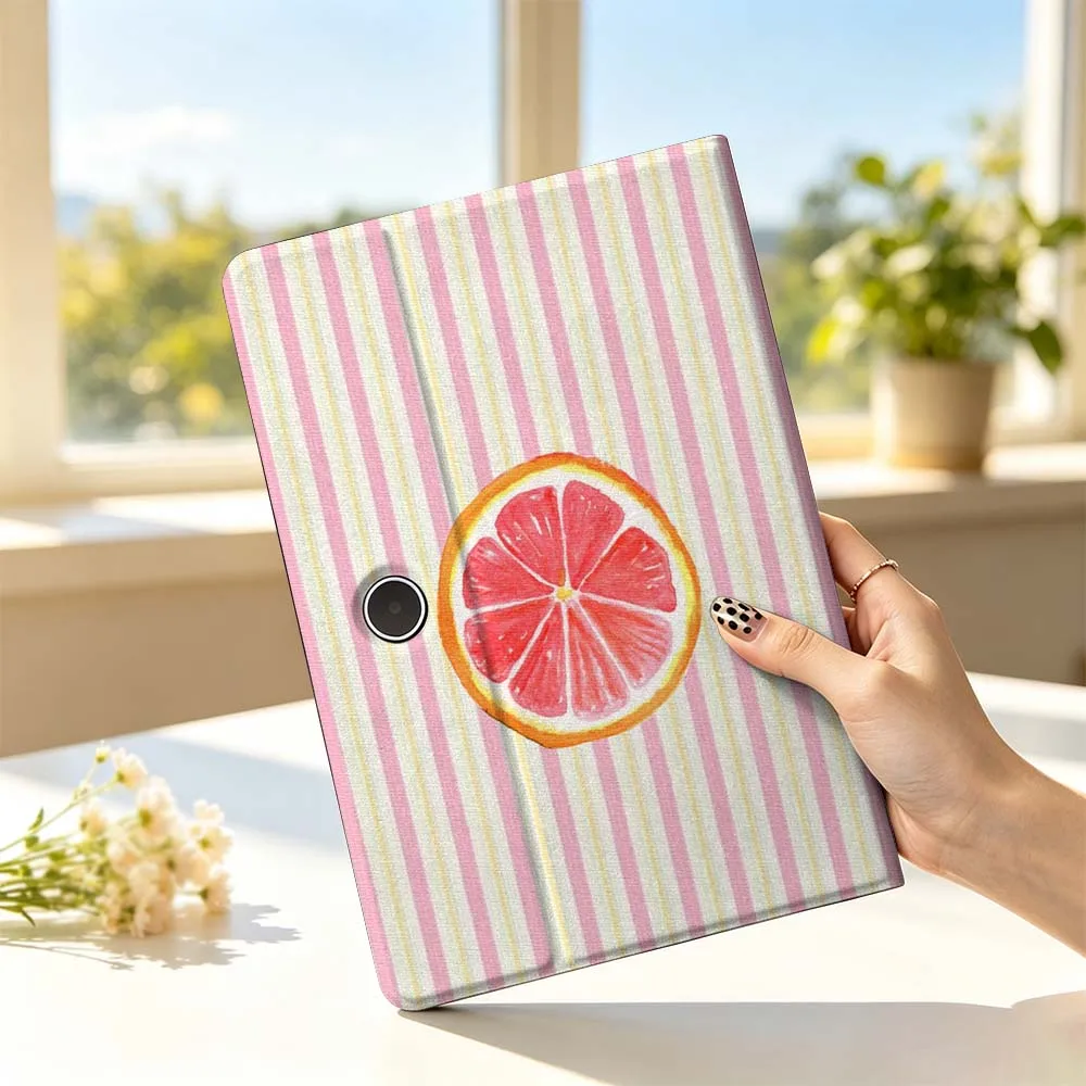 Lemon Orange Art Soft For OPPO VIVO IQOO OnePlus Realme Pad 3 Pro 13 12.1 11.61 11.4 10.36 11 inch Tablet Case