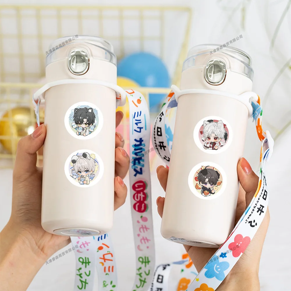 500 قطعة مجموعة ملصقات الرسوم المتحركة Kawaii شخصيات الحب والمساحة العميقة لسكرابوكينغ مذكرات دفتر الكمبيوتر المحمول الهدايا الديكور