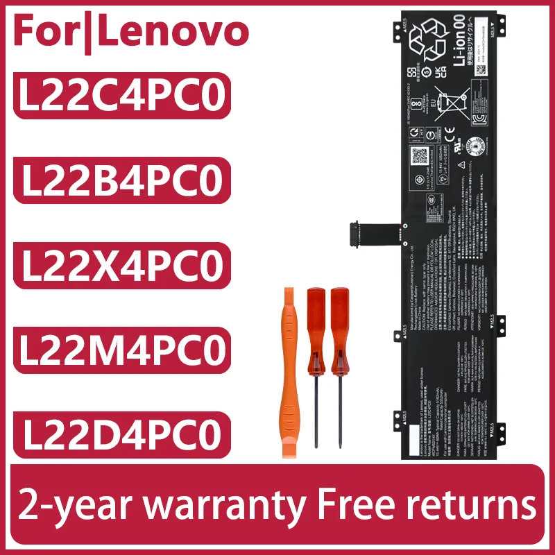 Аккумулятор для ноутбука Lenovo 5B11N45428 L22C4PC0 L22B4PC0 L22X4PC0 L22M4PC0 L22D4PC0 Тип 21J8 21N5 82WK 82WM 82WQ 82WS 83DE 83DF