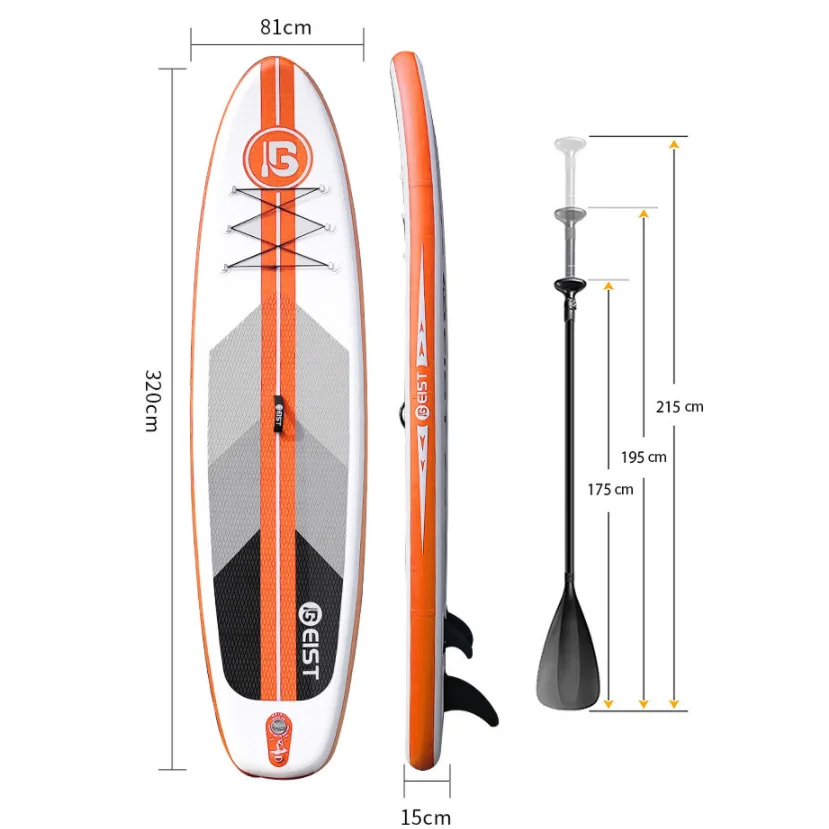 

2024 Hot Sell OEM Inflatable Sup Paddle Board Inflatable Stand Up Supboard With All Accessories