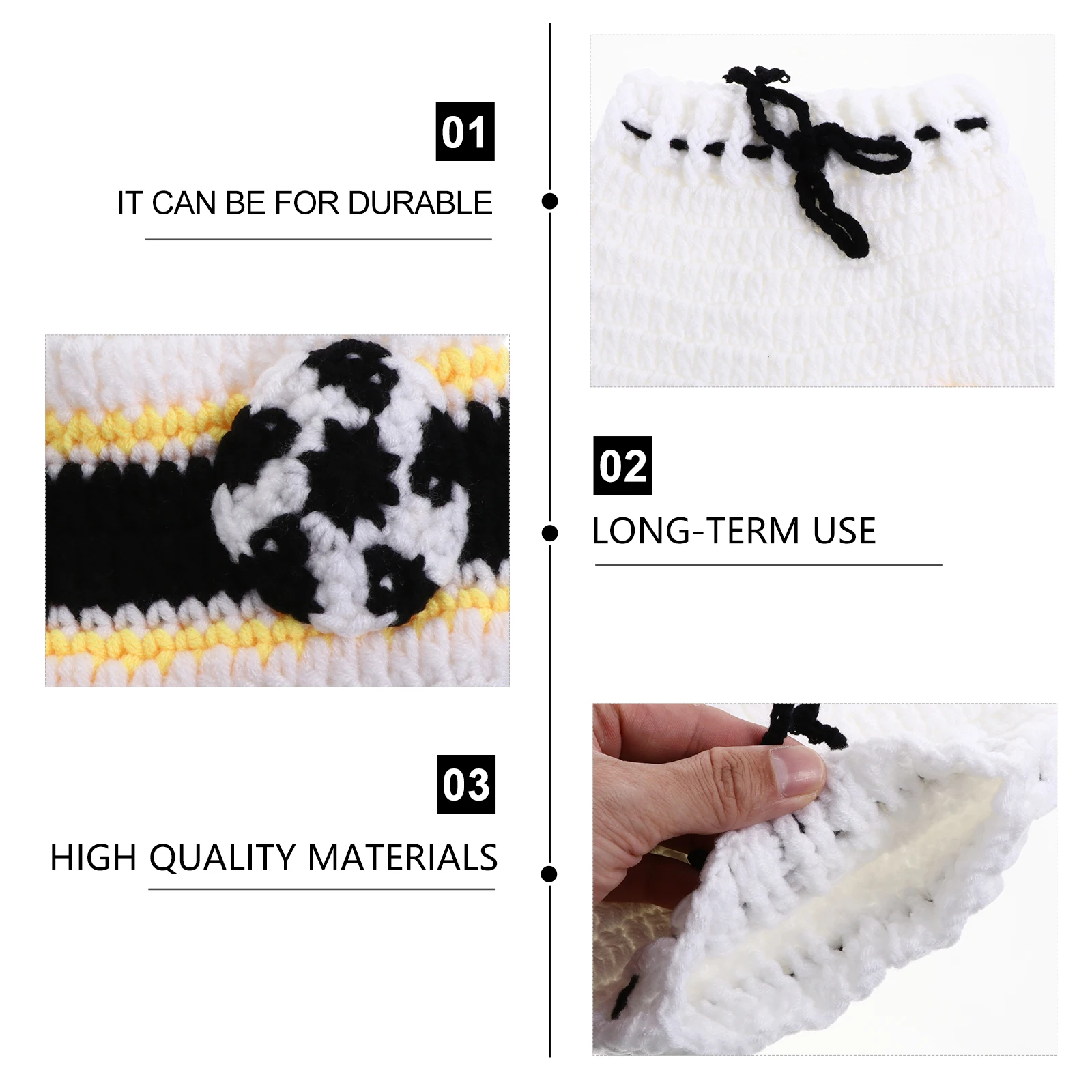 

Infant Clothing Photo Set Boy Outfits Football Newborn Props White Acrylic