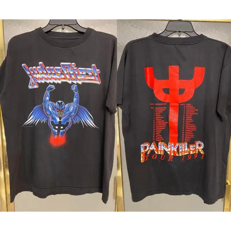Vintage 1991 Judas Priest Painkiller Tour 1991 T-Shirt