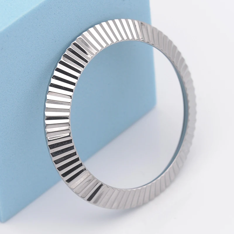 Fluted Watch Bezel SKX007 SRPD Stainless Steel Watch Bezel Ring 41mm Rotating Fluted Bezel For Seiko Watch Mod Repair Tool