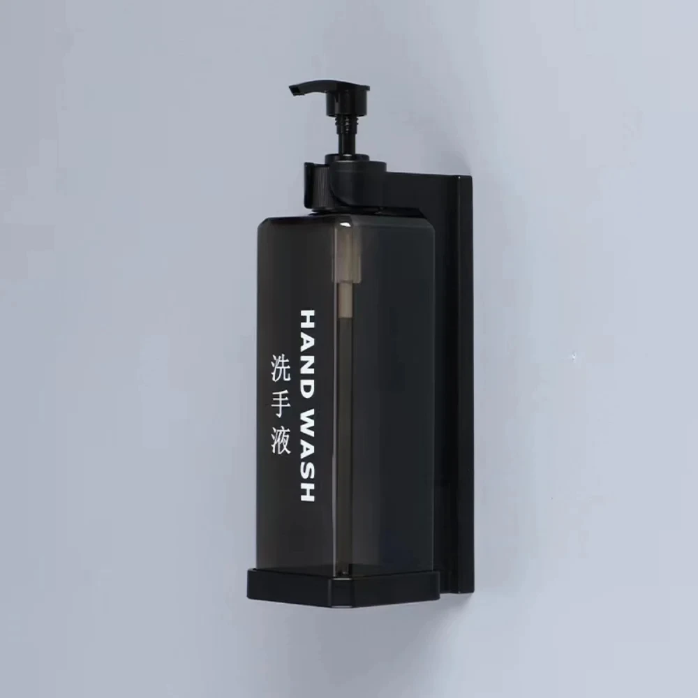 Hotel Shampoo and Shower Gel Separate Bottles Wall Mounted No Punching Hand Sanitizer Boxes Wall Mounted Manual Soap Dispensers