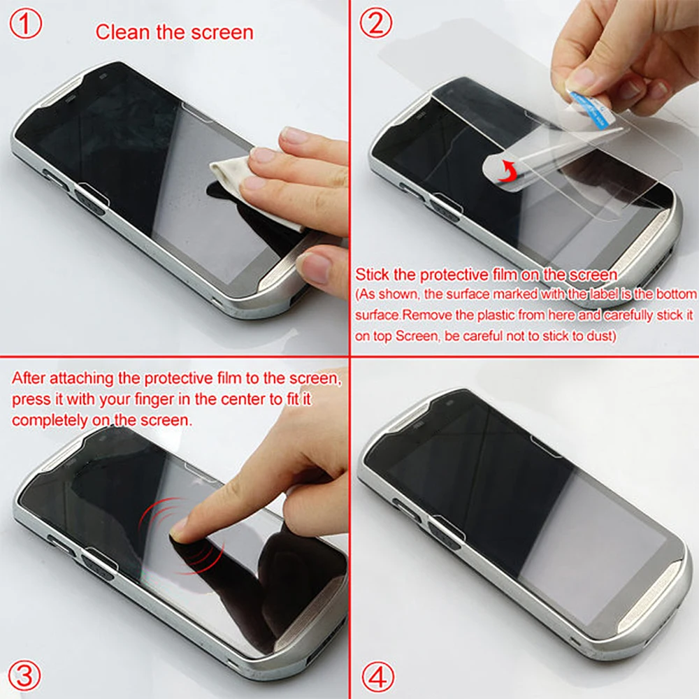 9H Scratch-Proof Premium Screen Protector Tempered Glass Protective Film for Zebra TC51 TC56 TC57 TC510 TC510K TC520K