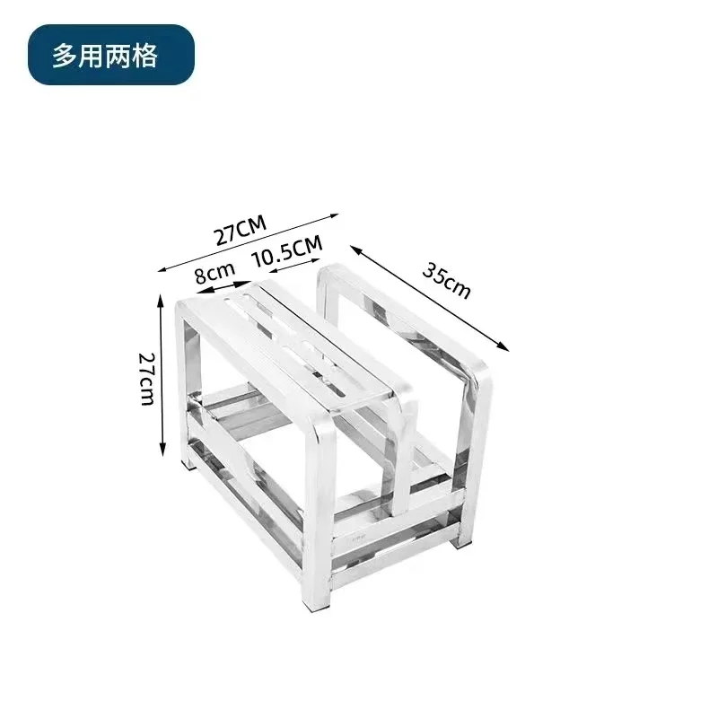 kitchen knife holder cutting board cutting board commercial kitchen multi-functional vegetable pier integrated canteen storage