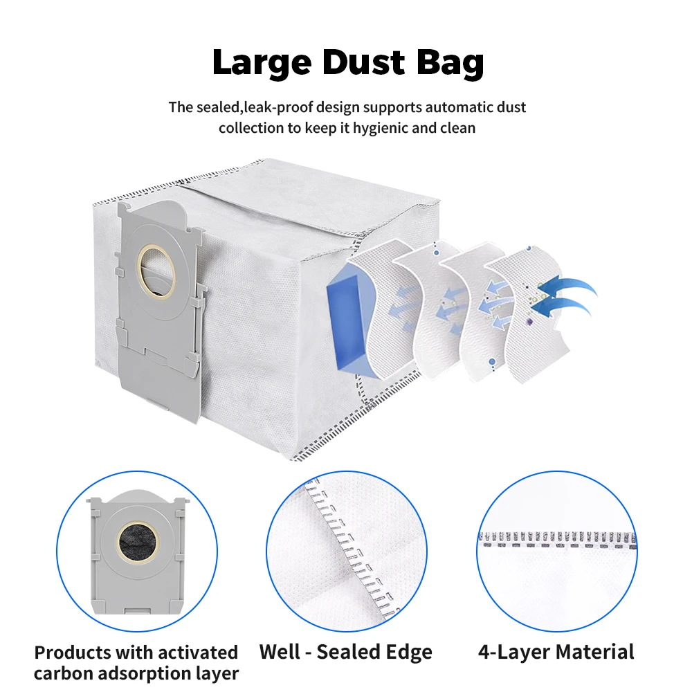 Dust Bag Part for Ecovacs T50 Pro Omni T50 Omni T50 Max Pro Omni X9 PRO OMNI X8 Pro Omni T80 OMNI/ Yeedi S14 Sweeping Robot Part image 5