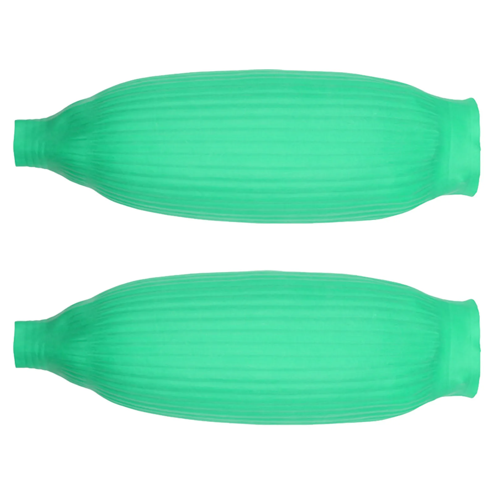 ปลอกแขนยางกันน้ำ 1 คู่ ปลอกแขนยางลาเท็กซ์หนาสำหรับทำสวน งานบ้าน ทนน้ำมัน ใช้ซ้ำได้ ป้องกัน