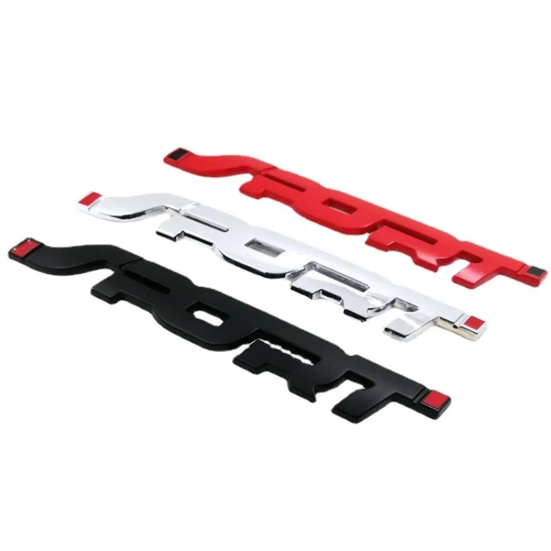 

High Quality Sport Car Sticker 3D Alloy Metal Emblem for Fender Scratch Protection Decal