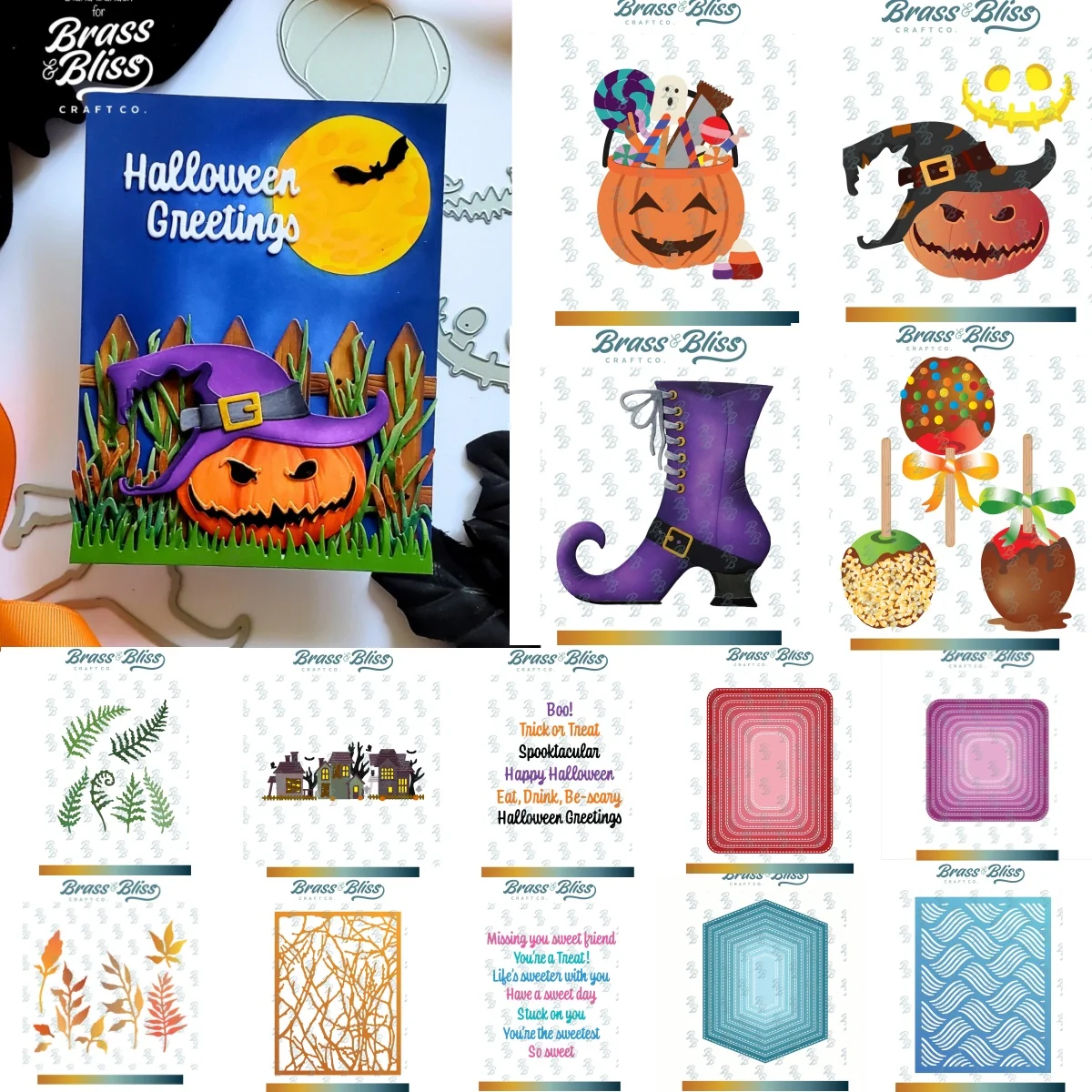 

Halloween 2025 Fallen Leaves Haunted Pumpkin Lantern Boots Candy Metal Cutting Dies For DIY Making Card Scrapbook Embossed Paper