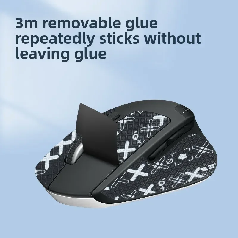 For Logitech M720 Mouse， 1-2Pcs Full Coverage Grip Tape， Anti-slip Sweat-resistant Gaming Sticker Set