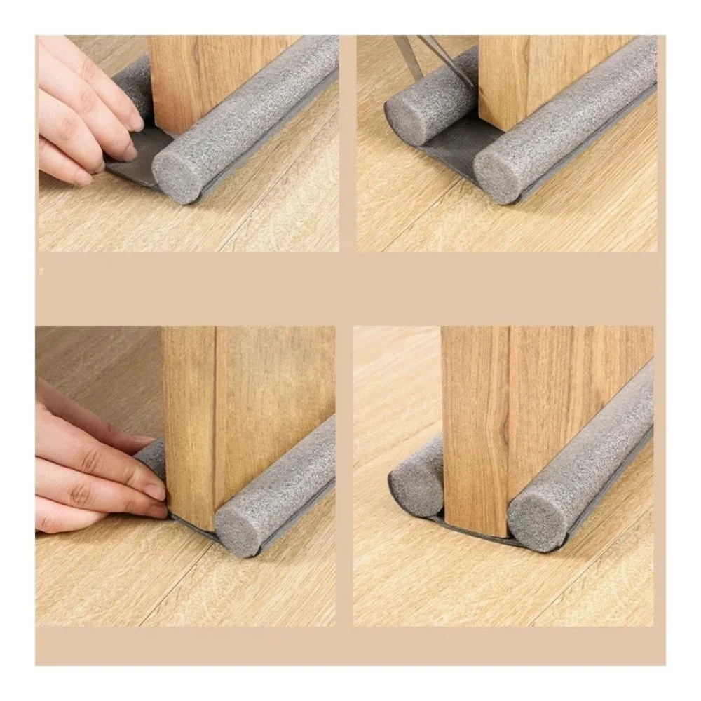 Door Bottom Door Seam Sealing Strip Under the Door Thickened Sound Insulation Bug Proof Windproof Dust Household Door Bedroom