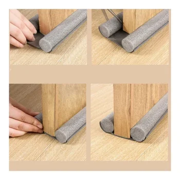 Door Bottom Door Seam Sealing Strip Under the Door Thickened Sound Insulation Bug Proof Windproof Dust Household Door Bedroom
