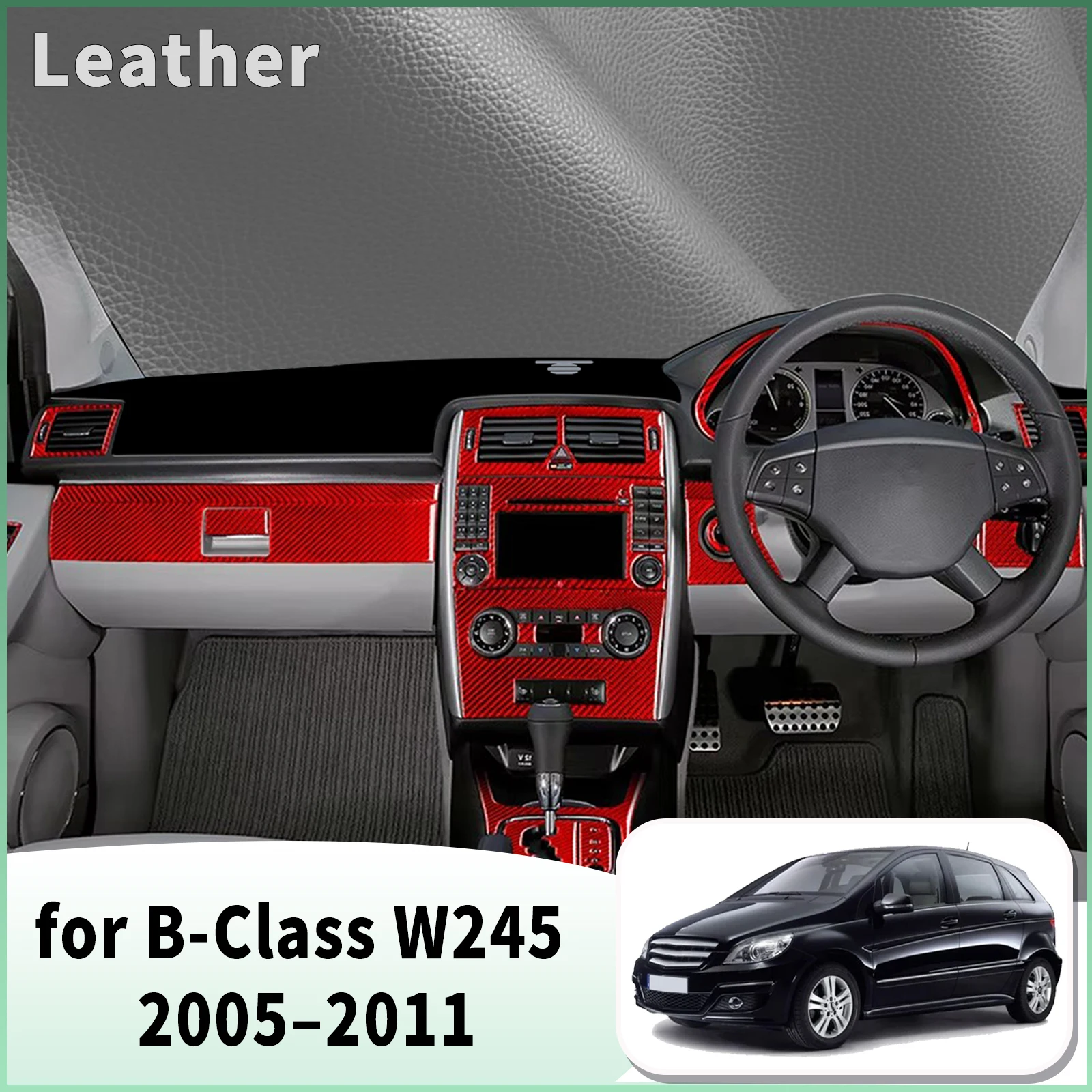 メルセデスベンツ-bクラス-w245-2005-2011-ダッシュマット-ダッシュボードカバー-反射防止-断熱-日焼け防止