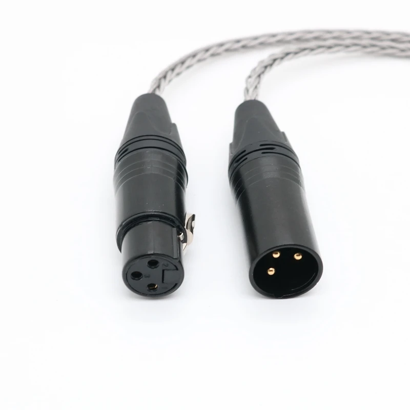 Kabel audio Hi-Fi IvipQ-53, 8-żyłowy, z grafenem o wysokiej czystości, XLR męski na żeński, odpowiedni do RCA-RCA / XLR-XLR — zdjęcie produktu 4