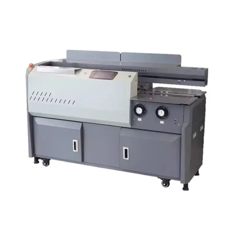 Dual frequency conversion gluing machine Double frequency conversion gluing machine double rubber wheel