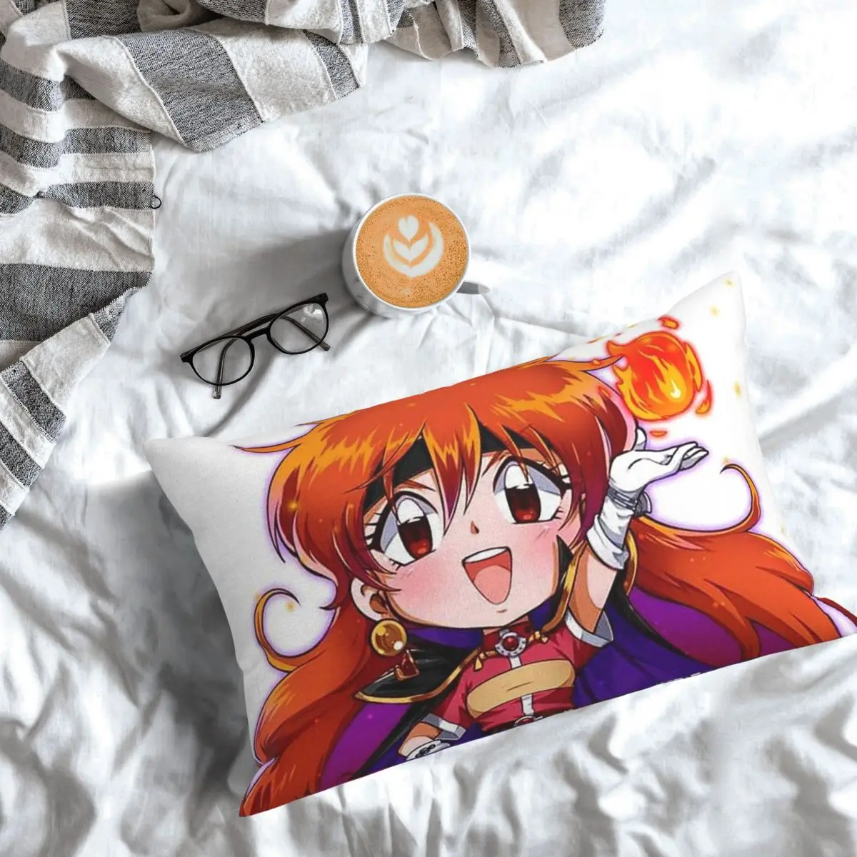 Lina Inverse Dragon Slave Slayers Rectangle Pillowcase Cushion Cover Decor Bedroom Bed Home Comfort Throw Pillow
