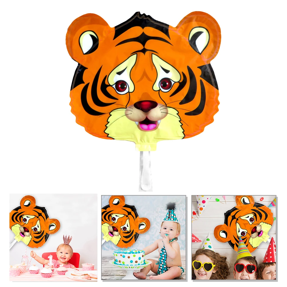 

10pcs Tiger Balloons Inflatable Air Party Supplies New Year Decorations Foil Animal Balloon Festival Birthday Decoration