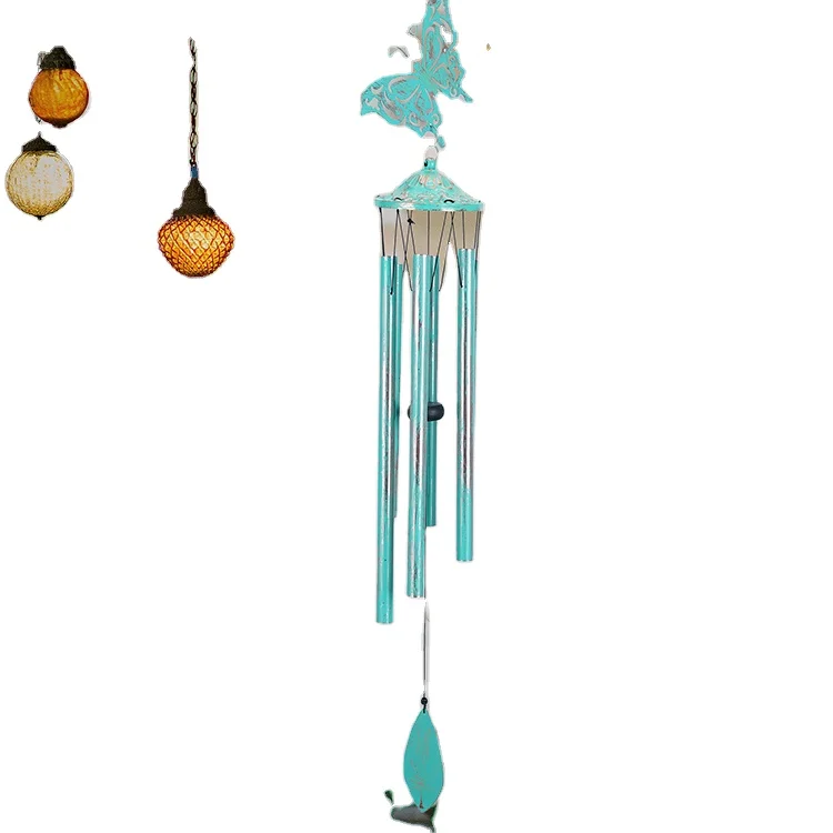 Hourpark hot sale wind chimes Outdoor Garden Decor Aluminium Tubes Memorial Wind Bells Home Ornaments Wind Chimes