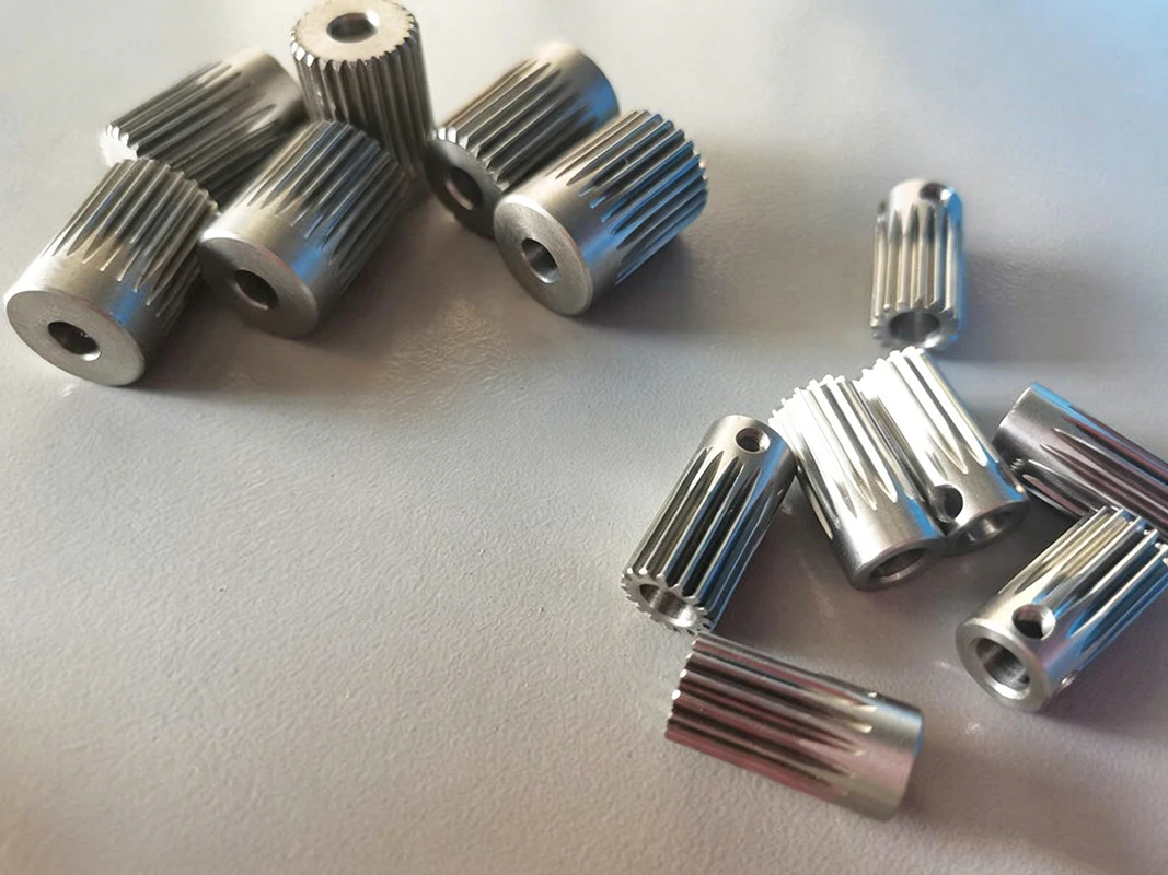 1 unidad 45 #   Engranaje de Espuela de Acero 0.5 Mod 20/60 Dientes - Engranaje de Motor con Ranura de 4/5/6/7/8/10/12mm
