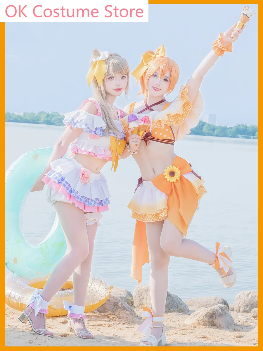 Lovelive Aqours Swimsuit Kosaka Honoka Yazawa Nico Cosplay Costume Cos Game Anime Party Uniform Hallowen Play Role Clothes