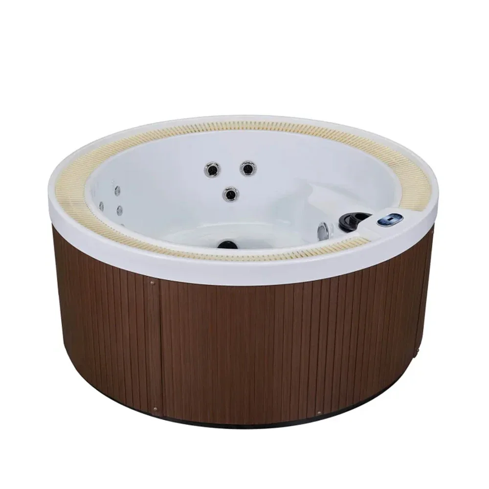 &c Large Size Massage Hot Tubs Hydrotherapy Outdoor whirlpool Spa Hot Tub Massage Family Round Balboa