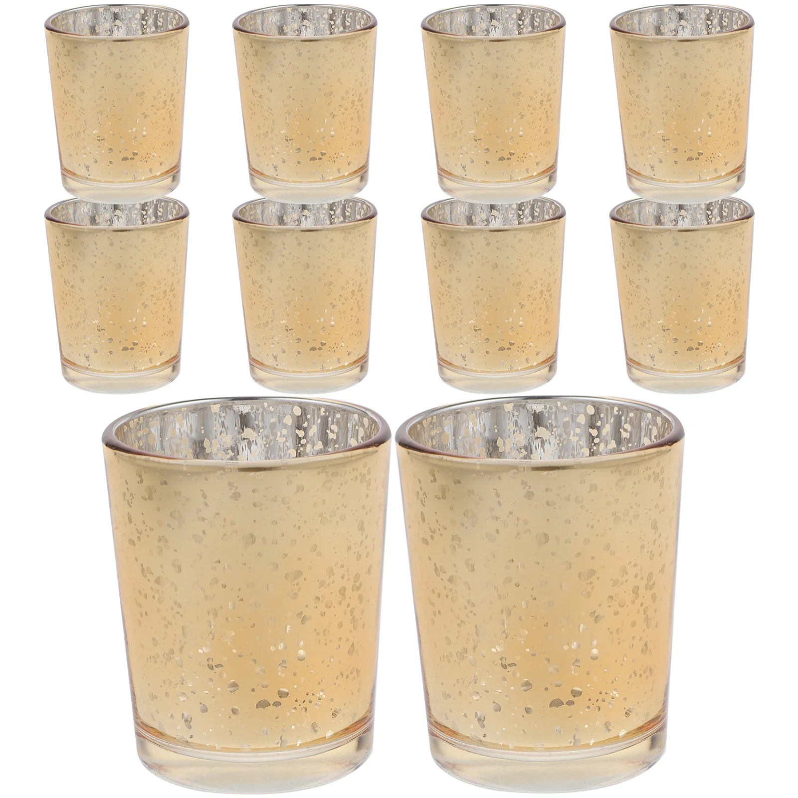 

12Pcs Glass Tea Light Holders DIY Aromatherapy Cup Home Living Room Desktop Special Occasions Holders