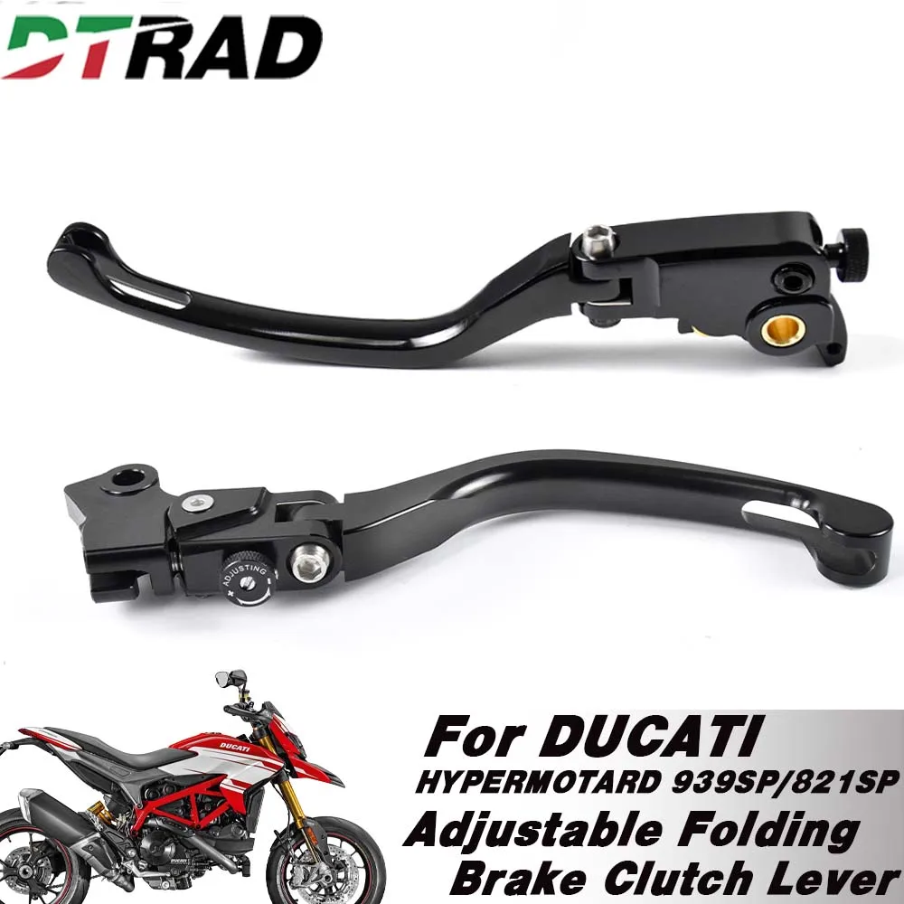 Adjustable Motorcycle Brake Clutch Lever For DUCATI HYPERMOTARD 939 SP 2018 /821 SP 2013-2015 CNC Folding Protector RCS Handles 